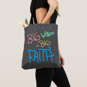 Tote Bag Big Vision Big Faith (De près)