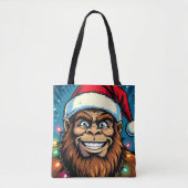 Tote Bag Bigfoot Noël drôle (Devant)