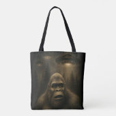 Tote Bag Bigfoot Sasquatch Alien UFO Funny (Dos)