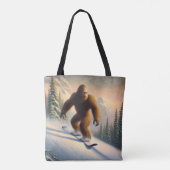 Tote Bag Bigfoot Snowboard (Dos)