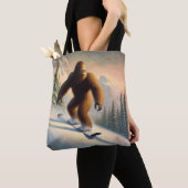 Tote Bag Bigfoot Snowboard (De près)