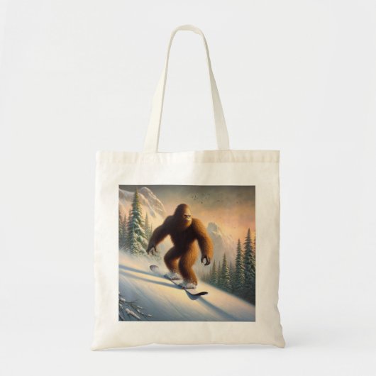 Tote Bag Bigfoot Snowboard (Devant)