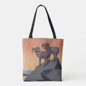 Tote Bag Bighorn Sheep American West Wildlife (Dos)