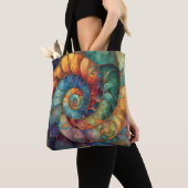 Tote Bag Bijoux coquille spirale (De près)