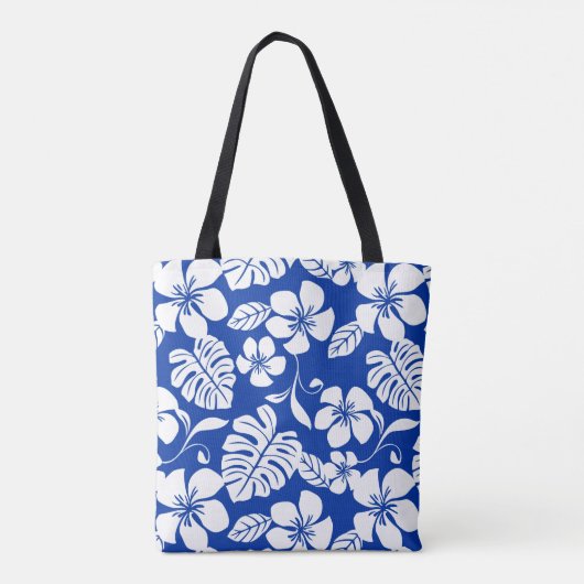 TOTE BAG BIKINI ROSE (BLEU ROYAL) (Dos)