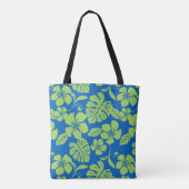 TOTE BAG BIKINI ROSE (BLEU/VERT) (Dos)
