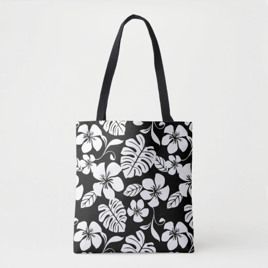 TOTE BAG BIKINI ROSE (NOIR/BLANC) (Devant)