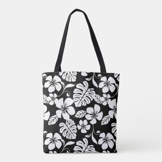 TOTE BAG BIKINI ROSE (NOIR/BLANC) (Dos)