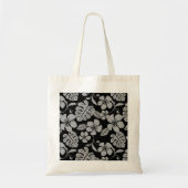 TOTE BAG BIKINI ROSE (NOIR/GRIS) (Devant)
