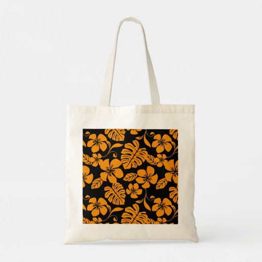 TOTE BAG BIKINI ROSE (NOIR/ORANGE) (Dos)