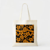 TOTE BAG BIKINI ROSE (NOIR/ORANGE) (Devant)