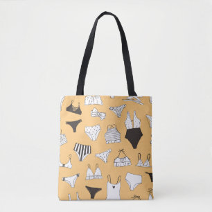 Tote Bag Bikini tropical : Motif d'été à main
