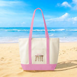 Tote Bag Bikinis et Martinis Chic Mode sur mesure<br><div class="desc">Un fourre-tout vibrant avec une illustration fantaisiste de dames chics en bikinis chic, avec deux vitres à martini agrémentées d'une olive. La scène saisit une ambiance de plage animée, parfaite pour les jours ensoleillés au bord de l'océan ou au bord de la piscine. Pour personnaliser le fourre-tout, vous pouvez ajouter...</div>