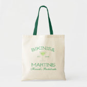 Tote Bag Bikinis & Martinis Soirée de Fille sur la Plage Ve (Devant)