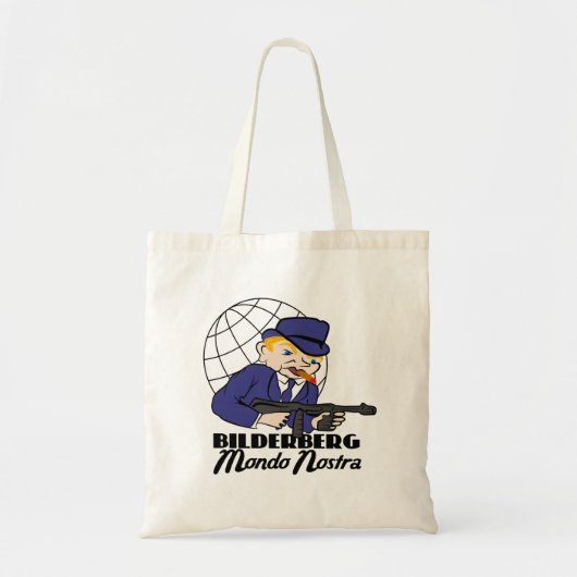 Tote Bag Bilderberg Mondo Nostra (Devant)