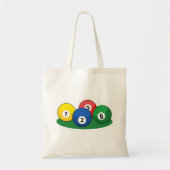Tote Bag Billard Billard Ballons de billard (Devant)