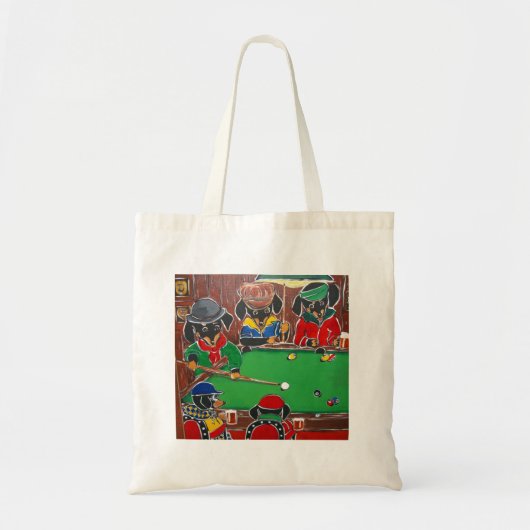 Tote Bag Billard Doxie (Devant)