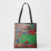 Tote Bag Billard Doxie  (Devant)