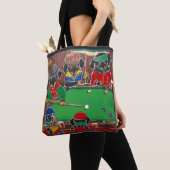 Tote Bag Billard Doxie  (De près)