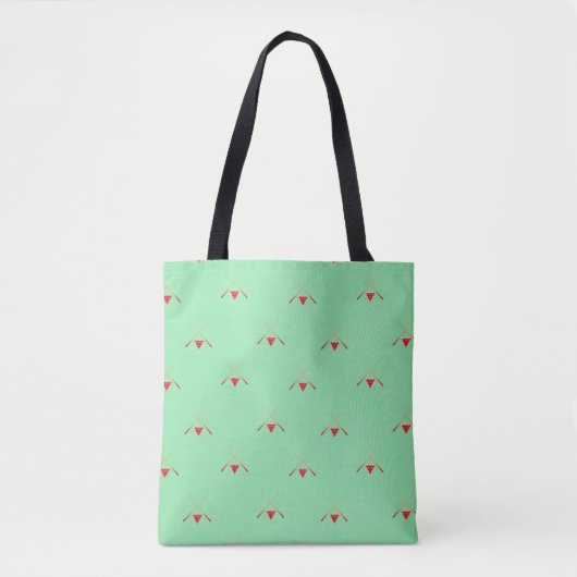 Tote Bag billard sur le green (Devant)