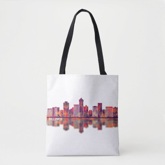 Tote Bag Billings Skyline (Devant)