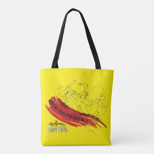 Tote Bag Billy & Mandy - L'évolution ne prend pas de prison (Dos)