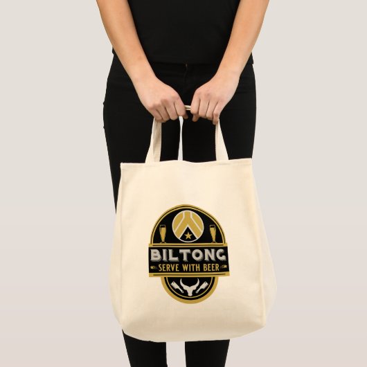 Tote Bag Biltong Et Bière (Devant (produit))