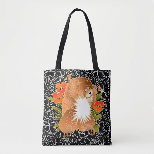 Tote Bag BINDI MINGSIE boue rouge fourre-tout-2 tailles (Devant)