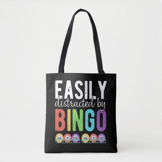 Tote Bag Bingo drôle (Devant)