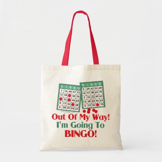 Tote Bag Bingo Drôle Dire (Devant)