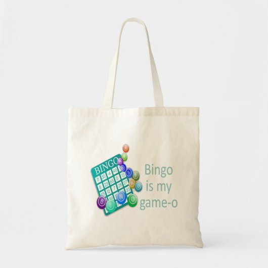 Tote Bag Bingo est ma citation amusante du jeu-O (Devant)