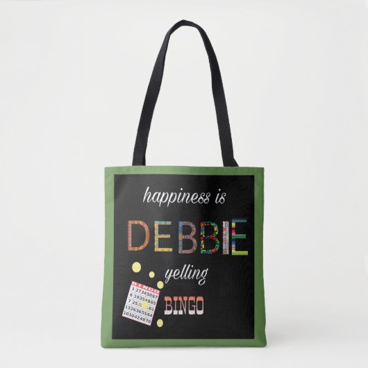 Tote Bag Bingo-test fait sur commande Fourre-tout (Devant)
