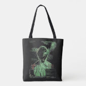 Tote Bag Bio-Déchets - Technique-Dystopique (Dos)