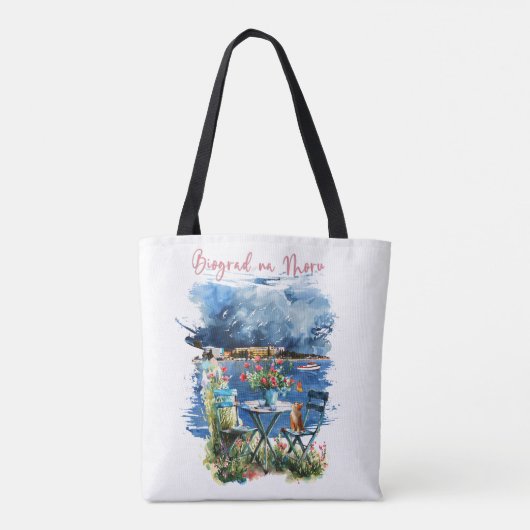Tote Bag Biograd na moru 3 (Dos)