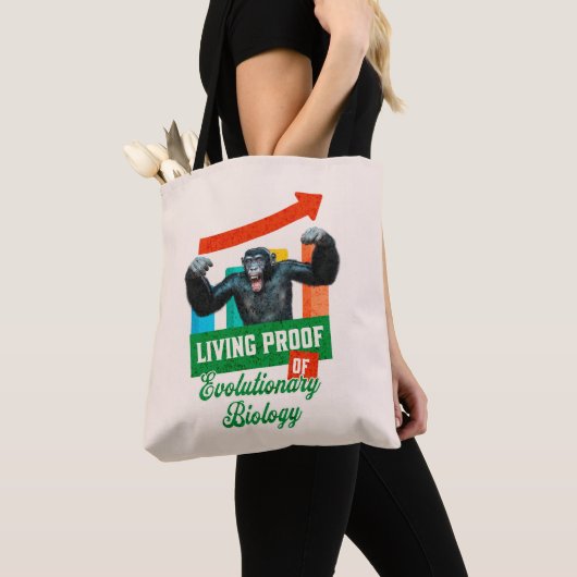 Tote Bag Biologie de l'évolution Humour des primates (De près)