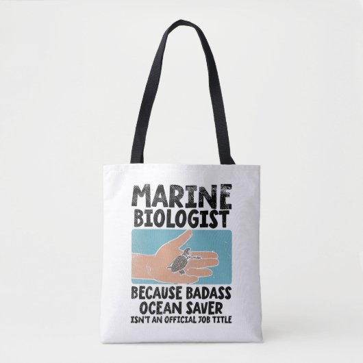 Tote Bag Biologiste marin Biologie marine (Devant)