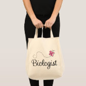 Tote Bag Biologiste mignon rose (Devant (produit))