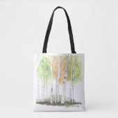 Tote Bag birch tree bag (Devant)