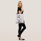 Tote Bag Birman / Ragdoll Tabby Point Rouge Chat & Pattes M (Sur le modèle)