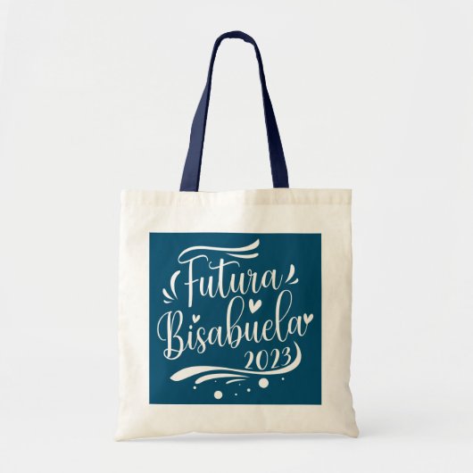 Tote Bag Bisabuela Espagne Faire-part de grossesse (Devant)