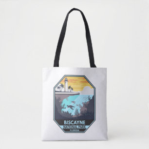 Tote Bag Biscayne National Park Florida Emblem
