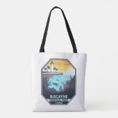 Tote Bag Biscayne National Park Florida Emblem (Dos)