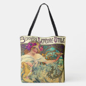 Tote Bag Biscuits Lefevre-Utile par Alphonse Mucha (1896) (Dos)