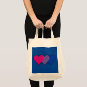 Tote Bag Bisexualité drapeau (Devant (produit))
