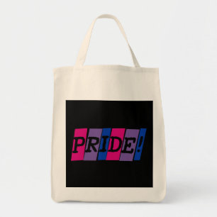 Tote Bag Bisexualité panneau de texte de la fierté