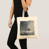 Tote Bag Bismarck par des rideaux du verglas de pluie (Devant (produit))