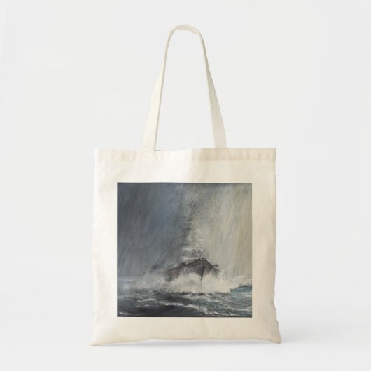 Tote Bag Bismarck par des rideaux du verglas de pluie (Devant)