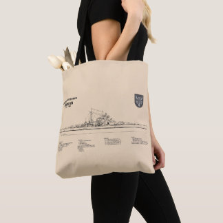 Tote Bag Bismarck - Plan directeur du Bataillon SD