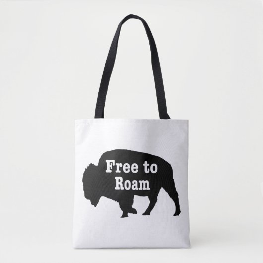 Tote Bag Bison libre de Roam (Devant)