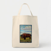 Tote Bag Bison Scene - Parc national des Glaciers, MT (Devant)
